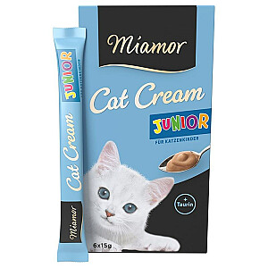 MIAMOR Cat Cream Junior - cienasts kaķiem - 6 x 15g