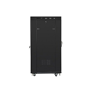 Lanberg FF01-8027-12BL Стеллажный шкаф 27U Отдельностоящий стеллаж Черный