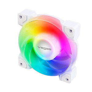 Вентилятор Akasa Vegas A12 с адресной RGB-подсветкой — 120 мм
