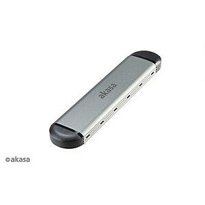 Внешний корпус Akasa M.2 NVMe, USB 3.1, алюминий — черный