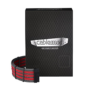 Комплект кабелей ModMesh CableMod C-Series PRO для Corsair AXi/HXi/RM (желтая этикетка) — карбоновый/красный