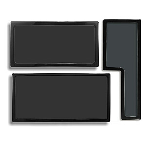 Комплект пылевых фильтров Demciflex для PHANTEKS Enthoo Luxe - черный/черный