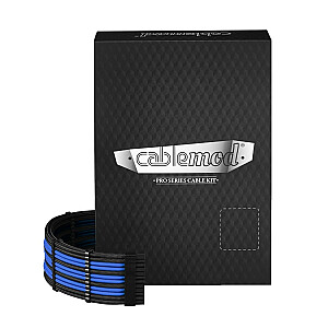 Комплект кабелей ModMesh CableMod C-Series PRO для RMi/RMx/RM (Black Label) — черный/синий