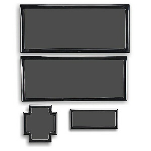 Комплект пылевых фильтров Demciflex для Dark Base Pro 900 - черный