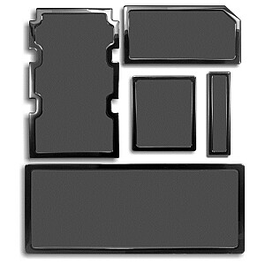 Комплект пылевых фильтров Demciflex для Corsair Obsidian 750D — черный/черный