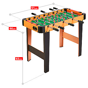 Galda spēle Koka galda futbols 91x46x65 cm 5+ CB85333