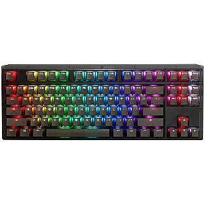 Игровая клавиатура Ducky One 3 Aura Black TKL, светодиод RGB — MX-Speed-Silver