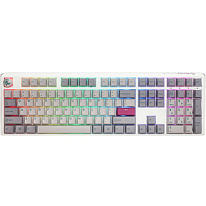 Игровая клавиатура Ducky One 3 Mist Grey, светодиод RGB — MX-Ergo-Clear (США)