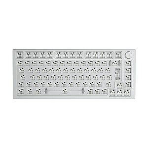Клавиатура Glorious GMMK Pro White Ice 75% TKL — Barebone, раскладка ISO, серебристая