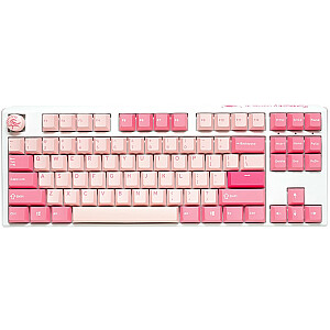 Игровая клавиатура Ducky One 3 Gossamer TKL Pink — MX-Black Clear Top (США)