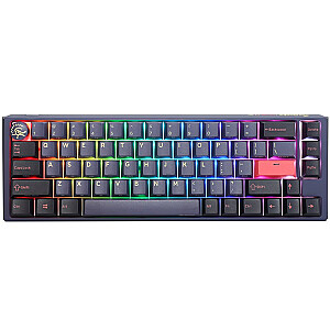 Игровая клавиатура Ducky One 3 Cosmic Blue SF, светодиод RGB — MX-коричневый (США)
