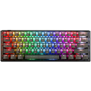 Игровая мини-клавиатура Ducky One 3 Aura Black, светодиодная RGB-подсветка — Kailh Jellyfish Y