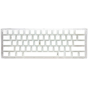 Игровая мини-клавиатура Ducky One 3 Aura White, RGB LED — MX-Blue (США)