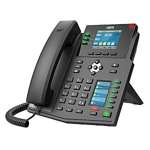 Fanville X4U | VoIP tālrunis | IPV6, HD Audio, RJ45 1000Mbps PoE, Dual LCD displejs