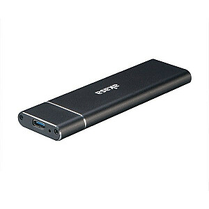 Akasa USB 3.1 M.2 SSD ārējais alumīnija korpuss - melns