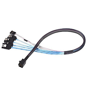 SilverStone SST-CPS05 7-контактный кабель Mini-SAS — SATA — 50 см