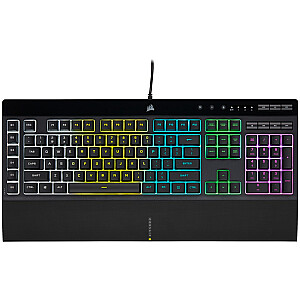 Игровая клавиатура Corsair K55 RGB PRO, светодиод RGB — черный