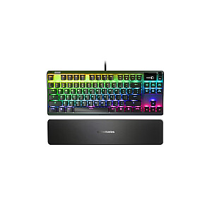 Игровая клавиатура SteelSeries Apex 7 TKL, QX2 RED, RGB LED — черная