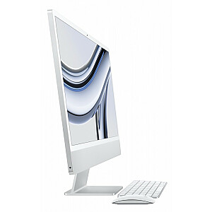 24 collu iMac: M3 8/10 8GB SSD 256GB — sudraba krāsa