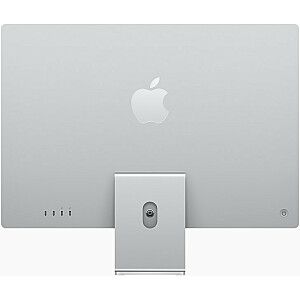 24 collu iMac: M3 8/10 8GB SSD 256GB — sudraba krāsa