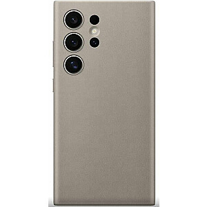 Samsung - Galaxy S24 Ultra Leather Cover Case Taupe