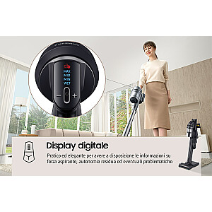 Samsung VS20C9554TK putekļu sūcējs ar akumulatoru Dry Cyclonic Bagless 0,8 l 580 W Black