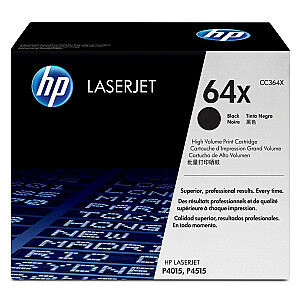 HP LaserJet P4015/P4515 Series CC364X 24K melns toneris