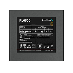 Блок питания DeepCool PL650D 650 Вт 20+4 pin ATX ATX Черный