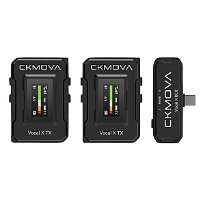 CKMOVA Vocal X V4 MK2 – Bezvadu USB-C sistēma ar diviem mikrofoniem