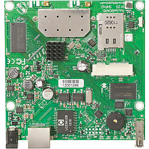 MikroTik RB912UAG-5HPnD | Wi-Fi maršrutētājs | 5 GHz, 1 x RJ45 1000 Mb/s, 1 x miniPCIe