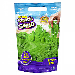 КИНЕТИЧЕСКИЙ ПЕСОК кинетический песок, яркие зеленые цвета.