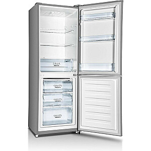Gorenje RK416EPS4 Refrigerator, E, Free standing, Combi, Height 161,3 cm, Net Fridge 159 L, Bottom Freezer 71 L, Grey