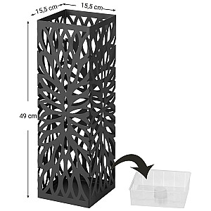 Moderns melns lietussargu statīvs