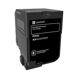 LEXMARK Corporate 74C2HKE Лазерный картридж с тонером, черный