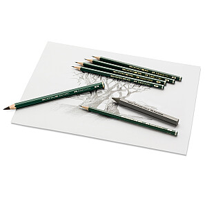 Набор карандашей Faber-Castell 9000 Jumbo HB-8B, 5 шт.