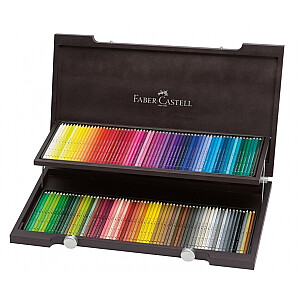 Akvareļzīmuļi koka kārba Faber-Castell Albrecht Dürer 120 krāsas