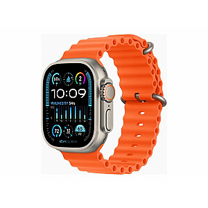 Apple Watch Ultra 2 GPS + Cellular, титановый корпус, 49 мм, оранжевый ремешок Ocean