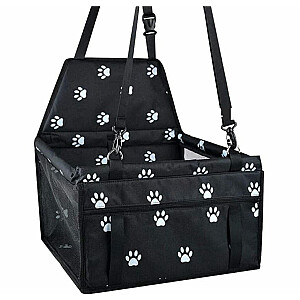 Suņu soma automašīnas paklājiņā - melna