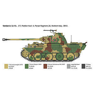 Plastmasas modelis Sd.Kfz.171 Panther Ausf.A 1/35.