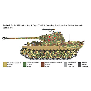 Plastmasas modelis Sd.Kfz.171 Panther Ausf.A 1/35.