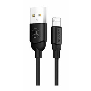 USAMS Apple SJ245USB01, USB B — Lightning 8-контактный, кабель 1 м, черный