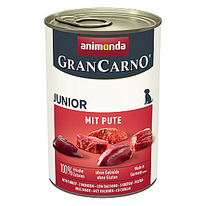 ANIMONDA GranCarno Junior с индейкой - влажный корм для собак - 400г