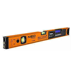 Neo Tools līmenis ar elektronisko displeju un 60 cm lāzera rādītāju
