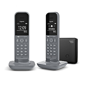 Bezvadu tālrunis Gigaset CL390 Duo Grey