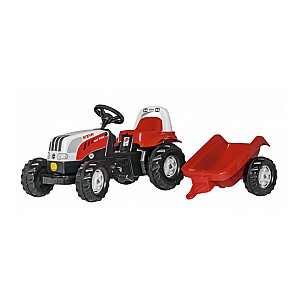Traktors ar pedāļiem un piekabi Rolly Kid Steyr 6165 CVT 012510  (2,5-5 gadiem ) 012510 Vācija