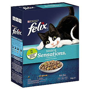 PURINA Felix Seaside Sensations Salmon - sausā kaķu barība - 1kg