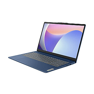 Ноутбук Lenovo IdeaPad Slim 3 39,6 см (15,6 дюйма) Full HD Intel Core i3 N-series i3-N305 8 ГБ LPDDR5-SDRAM 512 ГБ SSD Wi-Fi 5 (802.11ac) Windows 11 Home Blue
