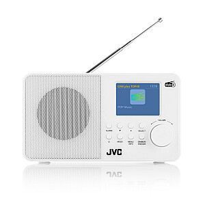 Radio JVC DAB RA-E611W-DAB balts