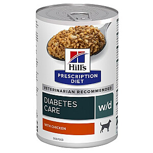 Hill's PD Diabetes, Vistas gaļa, Konserve, dla psa, 370 g