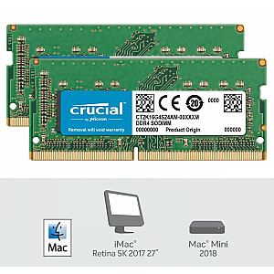 DDR4 SODIMM atmiņa Apple Mac 32GB (2*16GB)/2400 CL17 (8bit)
